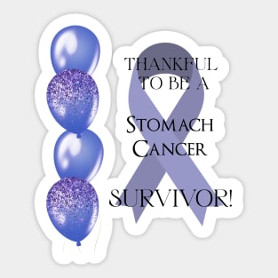 Stomach Cancer Survivor Support Sticker